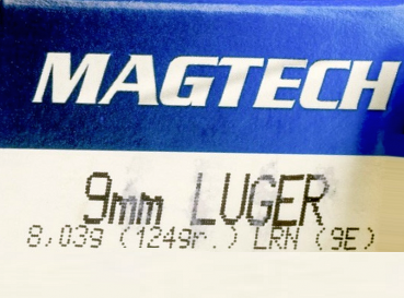 MAGTECH 9 mm Luger 124gr LRN (9E)
