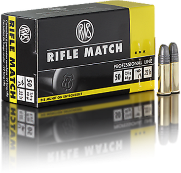 RWS Rifle Match, 22lr, 50 Stk.